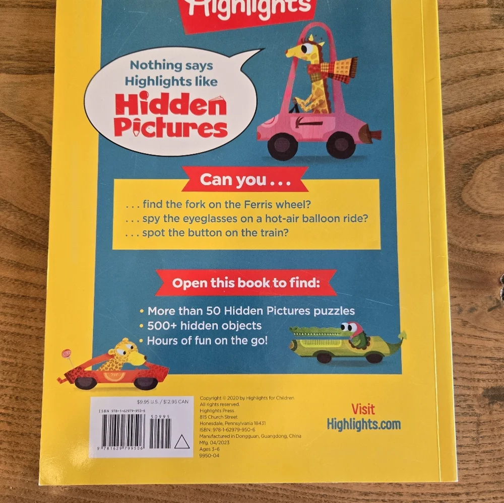 Highlights Things That Go Sticker Puzzles